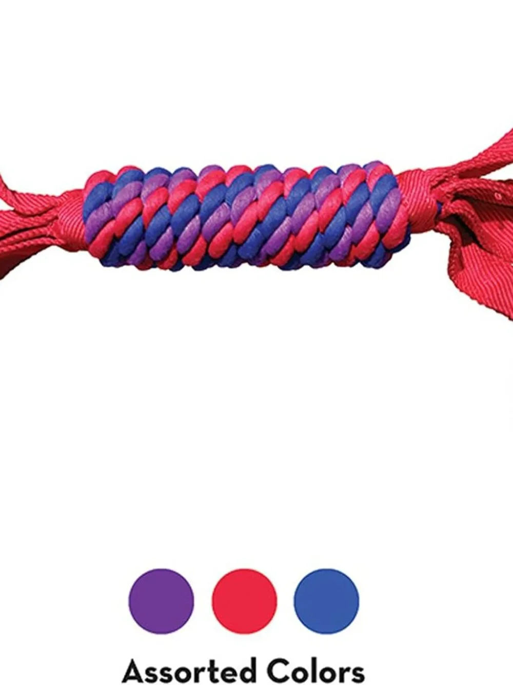 KONG Tugga Wubba Small Dog Toy Ballistic Nylon Rope Tug Fetch Toy